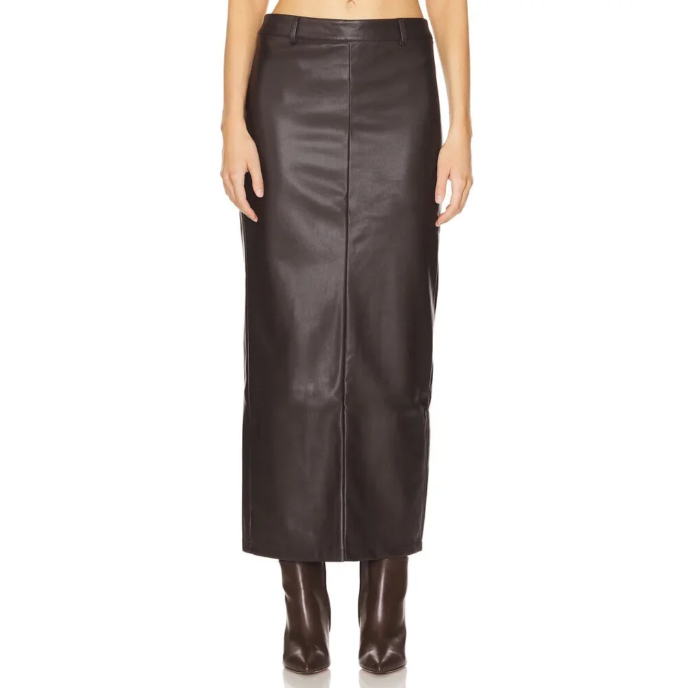 All The Ways Kayla Faux Leather Skirt Size S - Picture 6 of 10